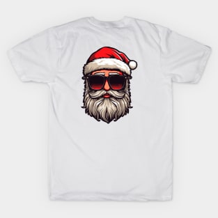 Cool Santa: Stylish Christmas Vibes Illustration T-Shirt